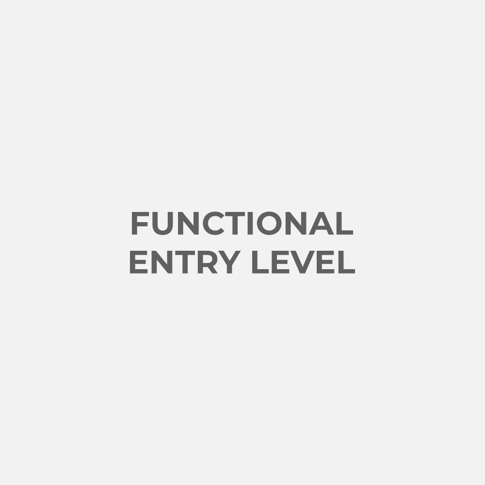 FUNCTIONAL ENTRY LEVEL